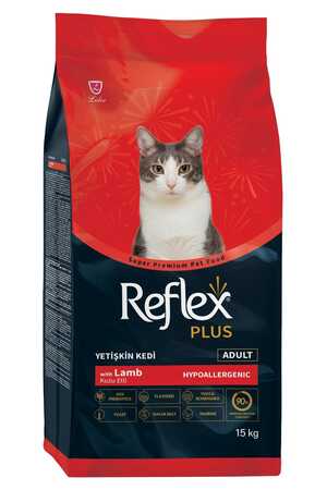 Reflex Plus Kuzu Eti ve Pirinçli Yetişkin Kedi Maması 15kg - Thumbnail (1)
