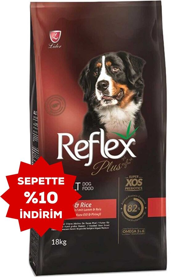 Reflex Plus Kuzulu Büyük Irk Yetişkin Köpek Maması 18kg