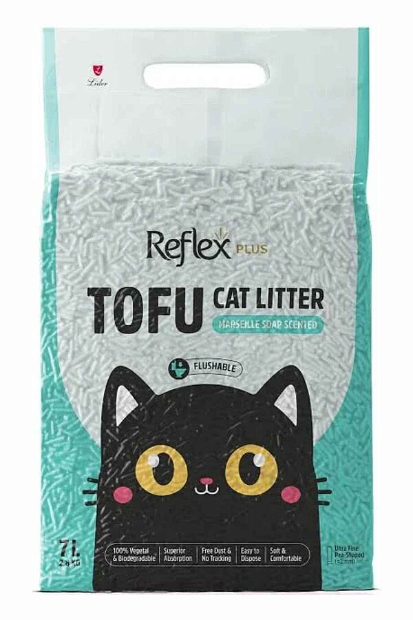 Reflex Plus Tofu Marsilya Sabunlu Kedi Kumu 7lt - 1
