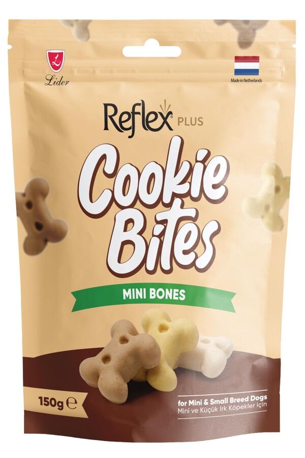 Reflex Plus Mini Bones Mini ve Küçük Irk Yetişkin Köpek Ödül Maması 150gr