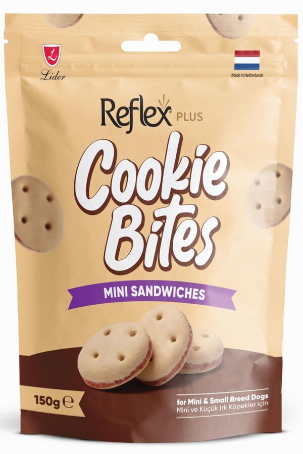Reflex Plus Mini Sandviçler Mini ve Küçük Irk Yetişkin Köpek Ödül Maması 150gr