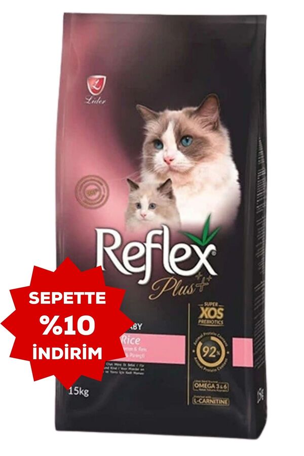 Reflex Plus Mother&Baby Kuzulu Yavru Hamile ve Emziren Kedi Maması 15kg