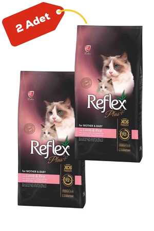 REFLEX - Reflex Plus Mother&Baby Kuzulu Yavru Kedi Maması 2x1,5kg REFLEX - Reflex Plus Mother&Baby Kuzulu Yavru Kedi Maması 2x1,5kg