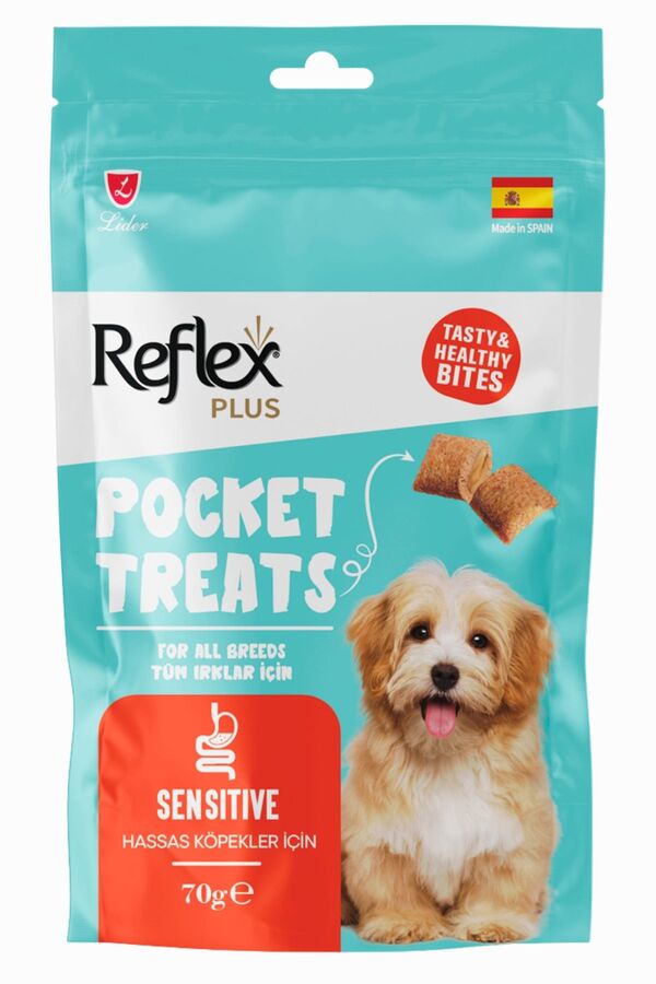 Reflex Plus Pocket Treats Hassas Köpekler İçin Köpek Ödül Maması 70gr