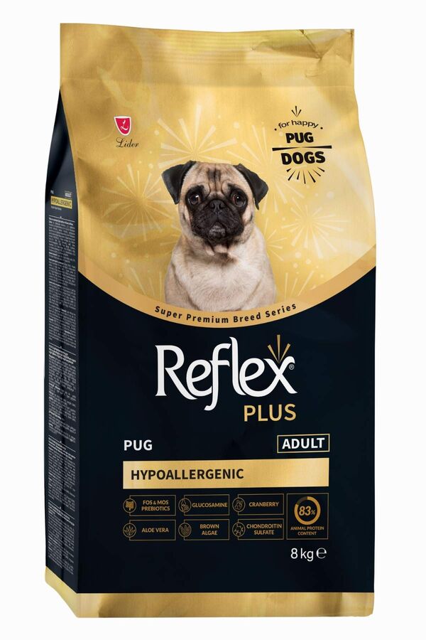 Reflex Plus Pug Yetişkin Köpek Maması 8kg