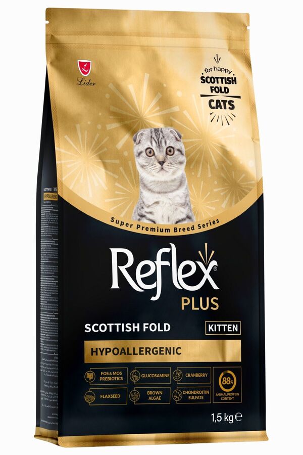 Reflex Plus Scottish Fold Yavru Kedi Maması 1,5kg Reflex Plus Scottish Fold Yavru Kedi Maması 1,5kg