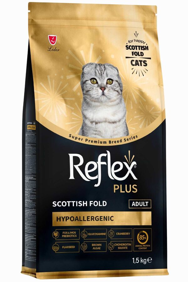 Reflex Plus Scottish Fold Yetişkin Kedi Maması 1,5kg - 1
