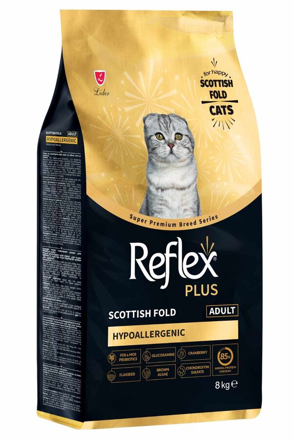 Reflex Plus Scottish Fold Yetişkin Kedi Maması 8kg