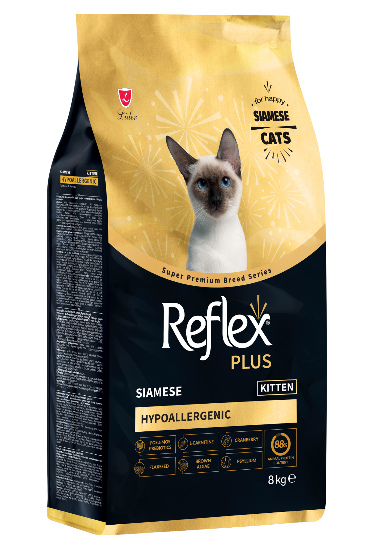Reflex Plus Siamese Yavru Kedi Maması 8kg