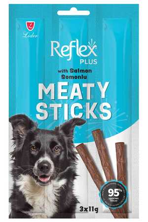 REFLEX - Reflex Plus Somonlu Çubuk Yetişkin Köpek Ödül Maması 3lü