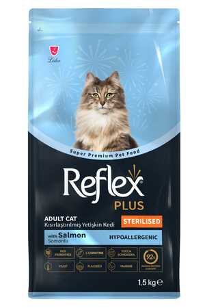 REFLEX - Reflex Plus Somonlu Kısırlaştırılmış Yetişkin Kedi Maması 1,5kg