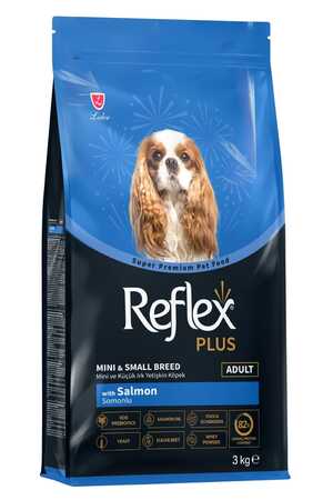 REFLEX - Reflex Plus Somonlu Küçük Irk Yetişkin Köpek Maması 3kg