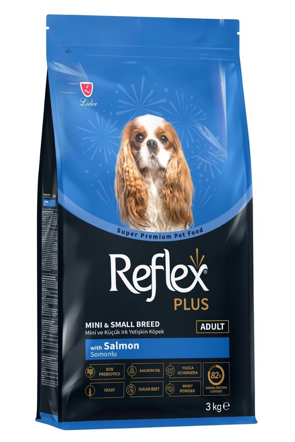 Reflex Plus Somonlu Küçük Irk Yetişkin Köpek Maması 3kg