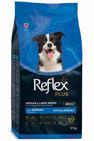 REFLEX - Reflex Plus Somonlu Orta Ve Büyük Irk Yetişkin Köpek Maması 12kg