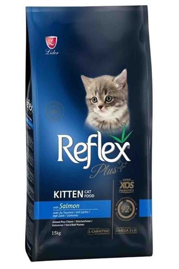 Reflex Plus Kitten Somonlu ve Pirinçli Yavru Kedi Maması 15kg