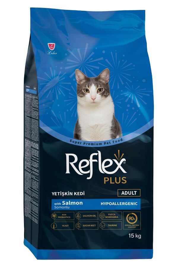 Reflex Plus Somonlu Yetişkin Kedi Maması 15kg