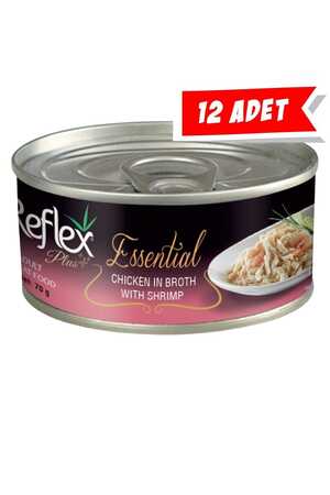 Reflex Plus Tavuk ve Karidesli Kedi Konservesi 70gr (12 Adet)