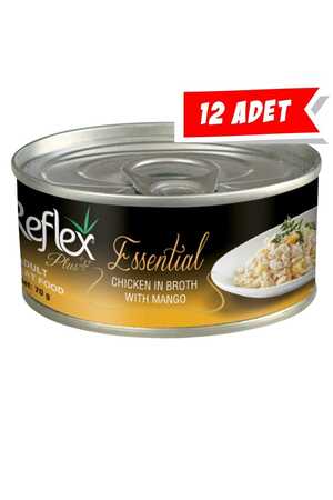Reflex Plus Tavuk ve Mangolu Kedi Konservesi 70gr (12 Adet)