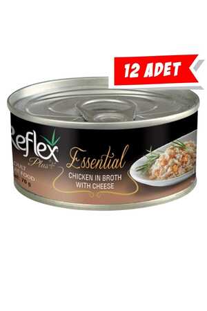 Reflex Plus Tavuk ve Peynirli Kedi Konservesi 70gr (12 adet)