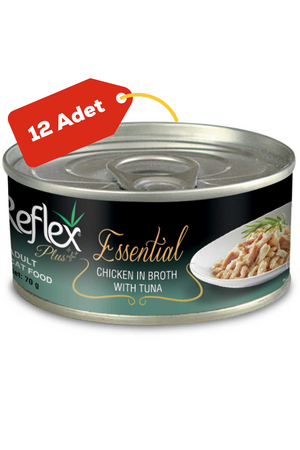 Reflex Plus Tavuk ve Ton Balıklı Konserve 12x70gr 12li - Thumbnail