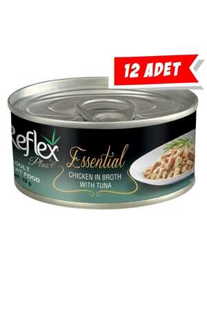 Reflex Plus Tavuk ve Ton Balıklı Konserve 70gr (12 Adet)