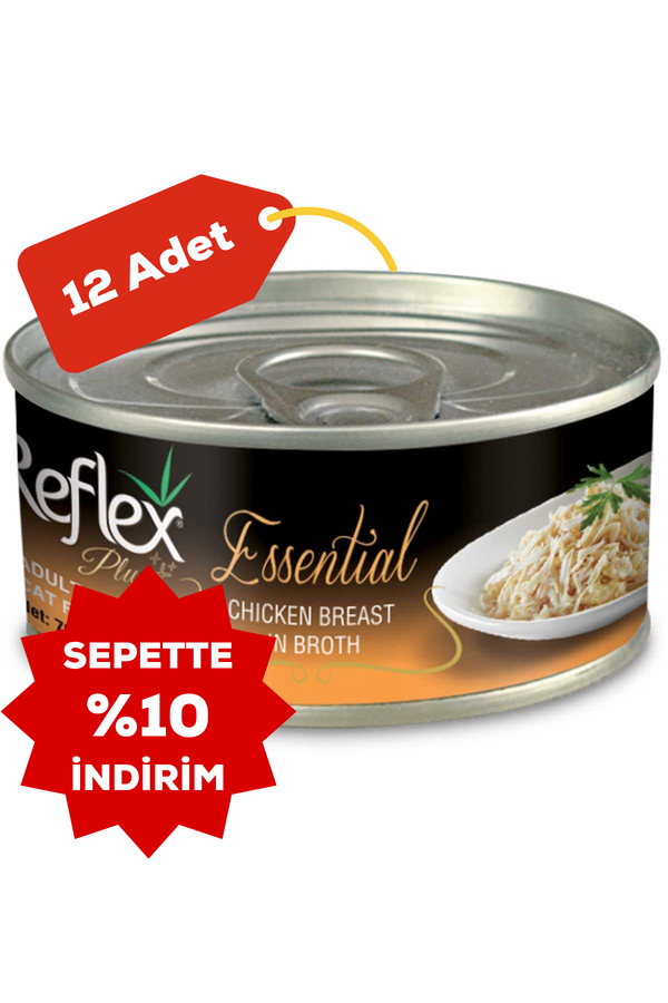 Reflex Plus Tavuklu Kedi Konservesi 12x70gr 12li