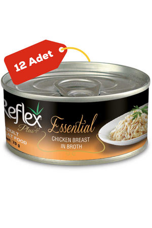 Reflex Plus Tavuklu Kedi Konservesi 12x70gr 12li - Thumbnail