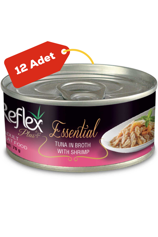 Reflex Plus Ton Balığı ve Karidesli Kedi Konservesi 12x70gr 12li