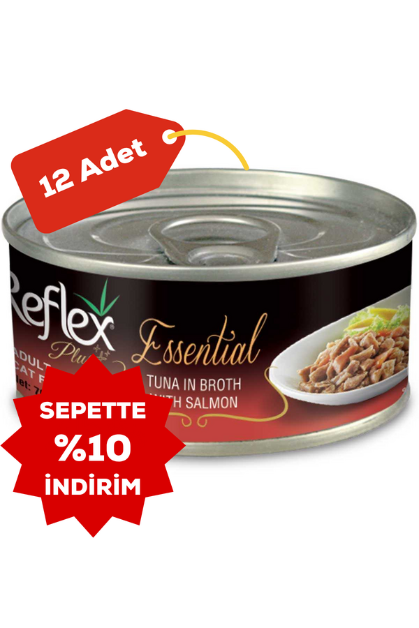 Reflex Plus Ton Balığı ve Somonlu Kedi Konservesi 12x70gr 12li