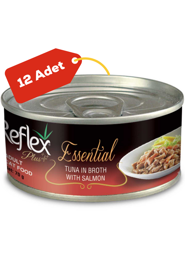 Reflex Plus Ton Balığı ve Somonlu Kedi Konservesi 12x70gr 12li