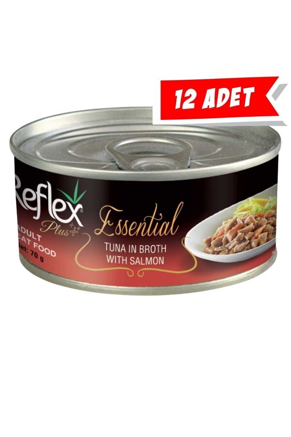 Reflex Plus Ton Balığı ve Somonlu Kedi Konservesi 12x70gr 12li