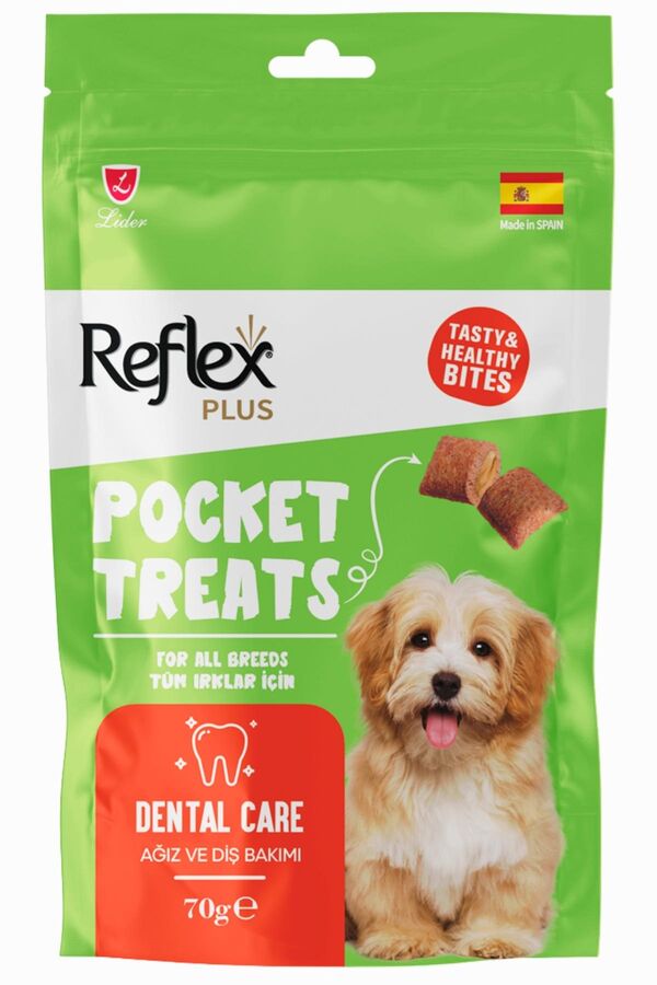 Reflex Pocket Treats Ağız ve Diş Sağlığı için Köpek Ödül Maması 70gr