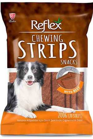 REFLEX - Reflex Biftekli Şerit Şeklinde Köpek Ödül Maması 200gr
