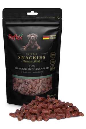 Reflex Snackies Füme Dana Etli Eğitim Lokmaları Köpek Ödül Maması 170gr - Thumbnail (2)