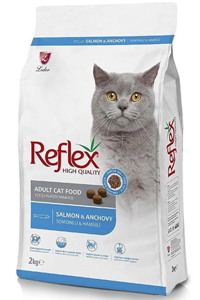 REFLEX - Reflex Somonlu ve Hamsili Yetişkin Kedi Maması 2kg