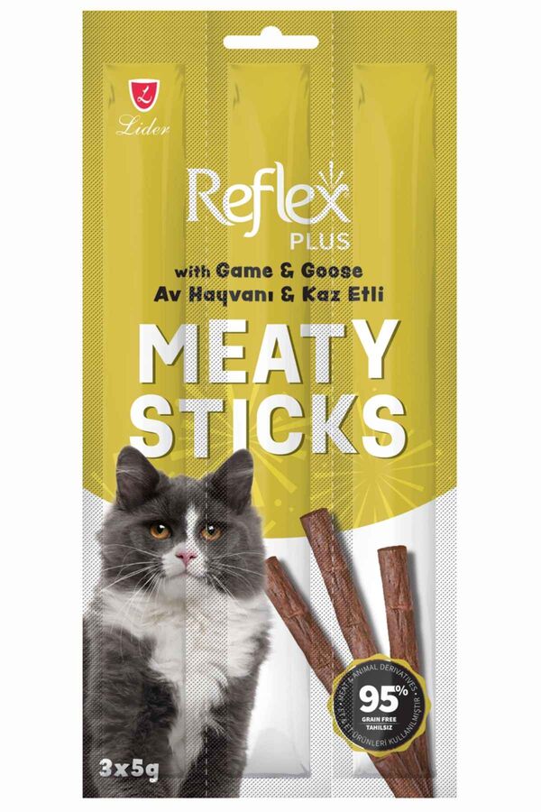 Reflex Stick Kaz ve Av Hayvanlı Kedi Ödül Çubuğu 3x5gr