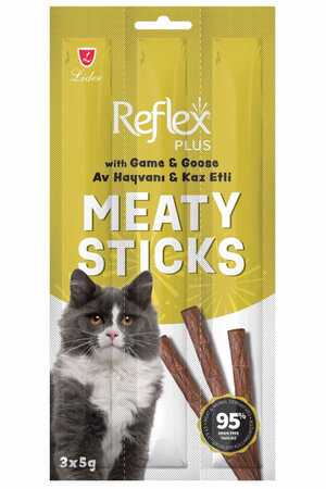 REFLEX - Reflex Stick Kaz ve Av Hayvanlı Kedi Ödül Çubuğu 3x5gr REFLEX - Reflex Stick Kaz ve Av Hayvanlı Kedi Ödül Çubuğu 3x5gr