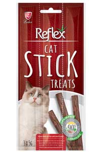 Reflex Stick Biftek ve Kuzu Kedi Ödül Çubuğu 3x5gr