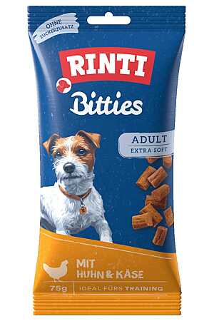 Rinti Bitties Tavuk ve Peynirli Köpek Ödülü 75gr