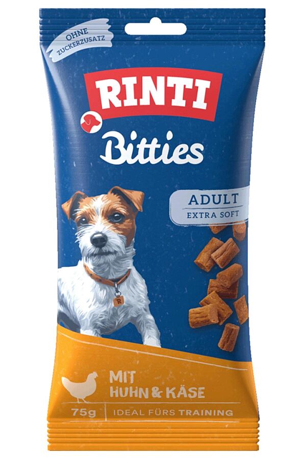 Rinti Bitties Tavuk ve Peynirli Köpek Ödülü 75gr - 1