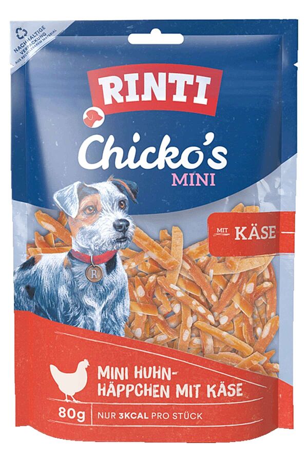 Rinti Chicko Tavuklu ve Peynirli Mini Çubuk Köpek Ödülü 80gr - 1
