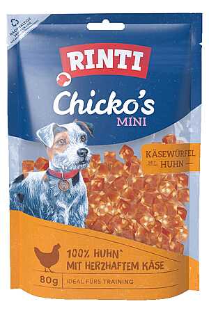Rinti Chicko Tavuklu ve Peynirli Mini Köpek Ödülü 80gr
