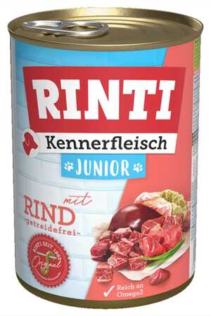 RINTI - Rinti Dana Etli Yavru Köpek Konservesi 400gr