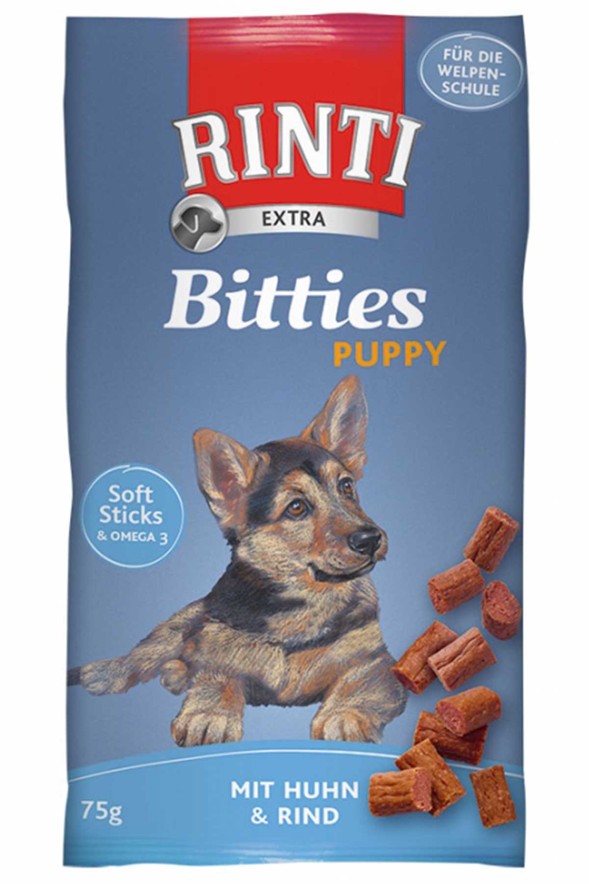 Rinti Extra Tavuk ve Sığır Etli Yavru Köpek Ödülü 75gr