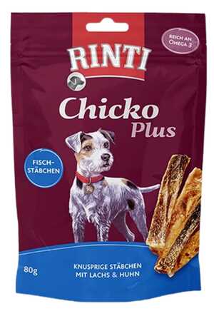 RINTI - Rinti Stick Balık ve Tavuk Etli Köpek Ödülü 80gr