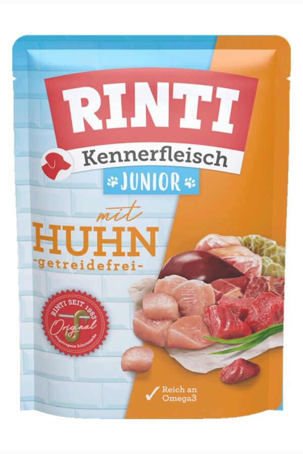 Rıntı Tavuk Etli Pouch Yavru Köpek Maması 400g
