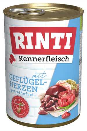 RINTI - Rinti Gurme Yürek Etli Köpek Konservesi 400gr