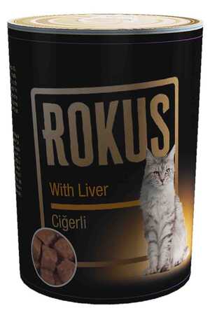 ROKUS - Rokus Ciğerli Kedi Konservesi 410gr ROKUS - Rokus Ciğerli Kedi Konservesi 410gr
