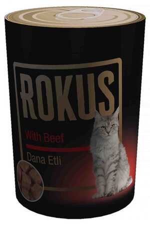ROKUS - Rokus Dana Etli Kedi Konservesi 410gr