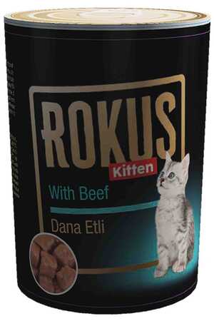 ROKUS - Rokus Dana Etli Yavru Kedi Konservesi 410gr